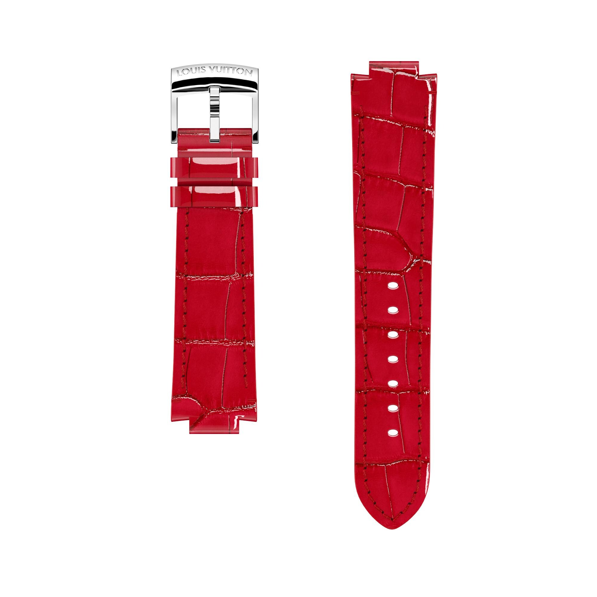 Correa de piel de cocodrilo para reloj Tambour   Mujer Joyería My LV Tambour | LOUIS VUITTON (Zoom de producto)