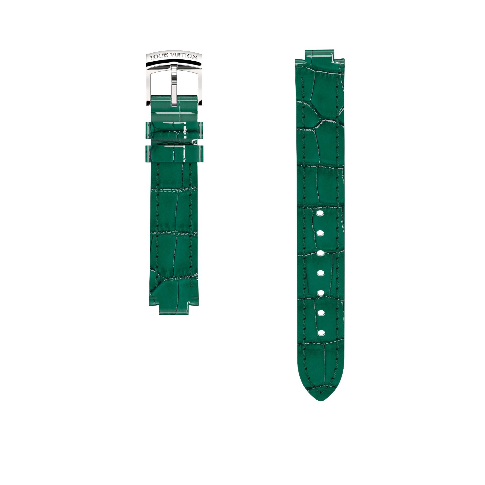 Correa de piel de cocodrilo para reloj Tambour   Mujer Joyería My LV Tambour | LOUIS VUITTON (Zoom de producto)