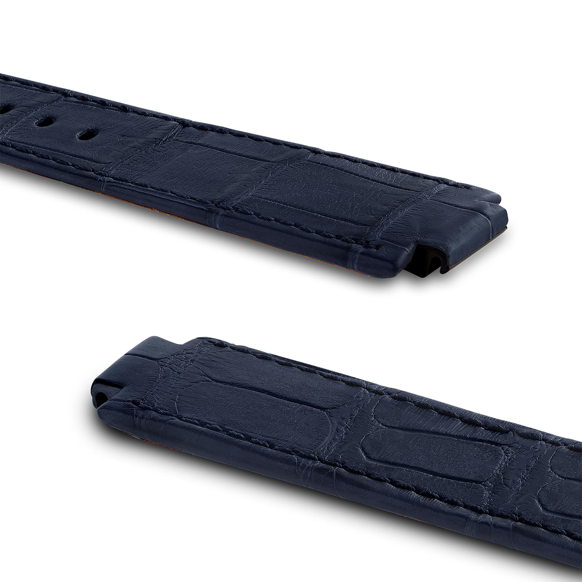 Correa de piel de cocodrilo para reloj Tambour  Relojería Colecciones de Relojes Correas de reloj | LOUIS VUITTON (Zoom de producto)