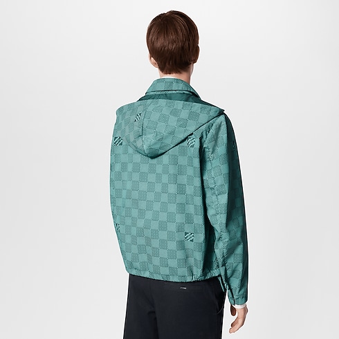 Cortavientos de nailon estampado con capucha Hombre Prêt-à-Porter Cazadoras y abrigos | LOUIS VUITTON (Zoom de producto)