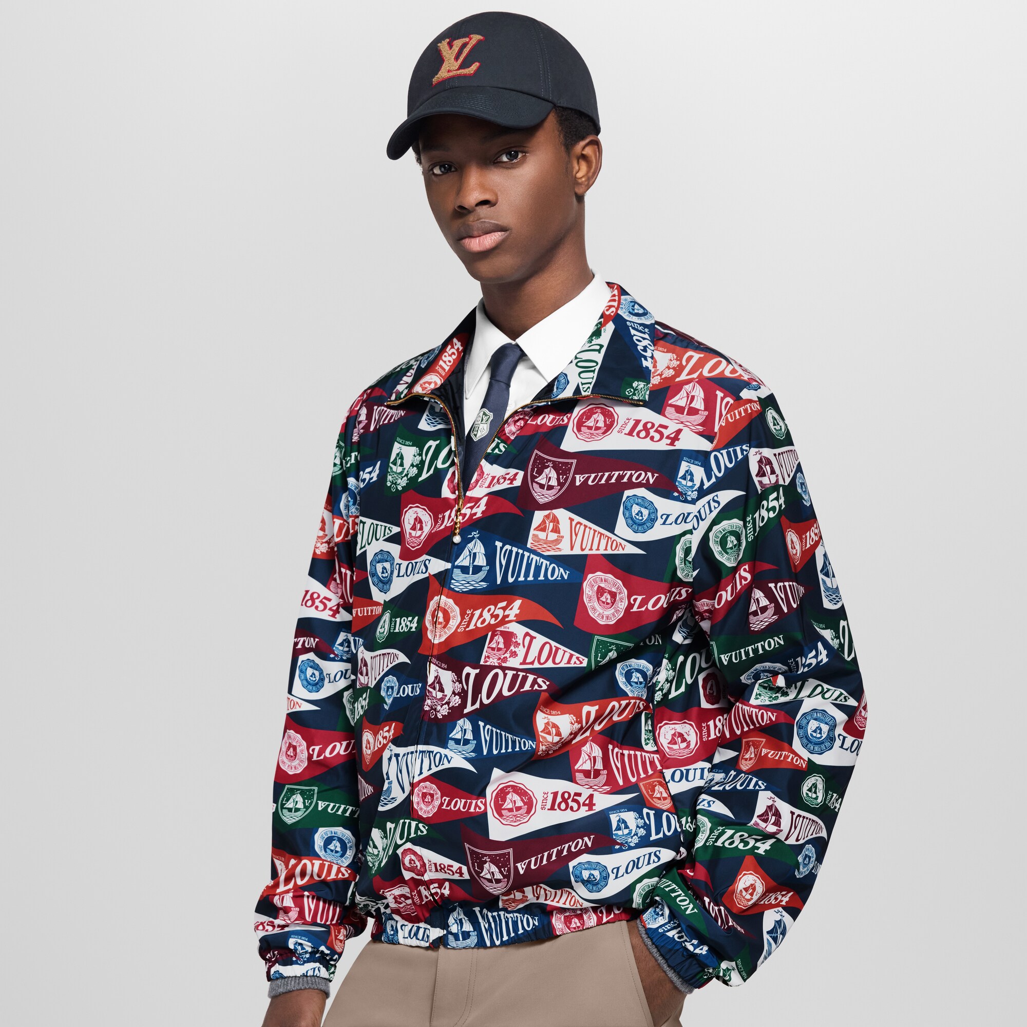 Cortavientos gráfico  Hombre Prêt-à-Porter Cazadoras y abrigos | LOUIS VUITTON (Zoom de producto)
