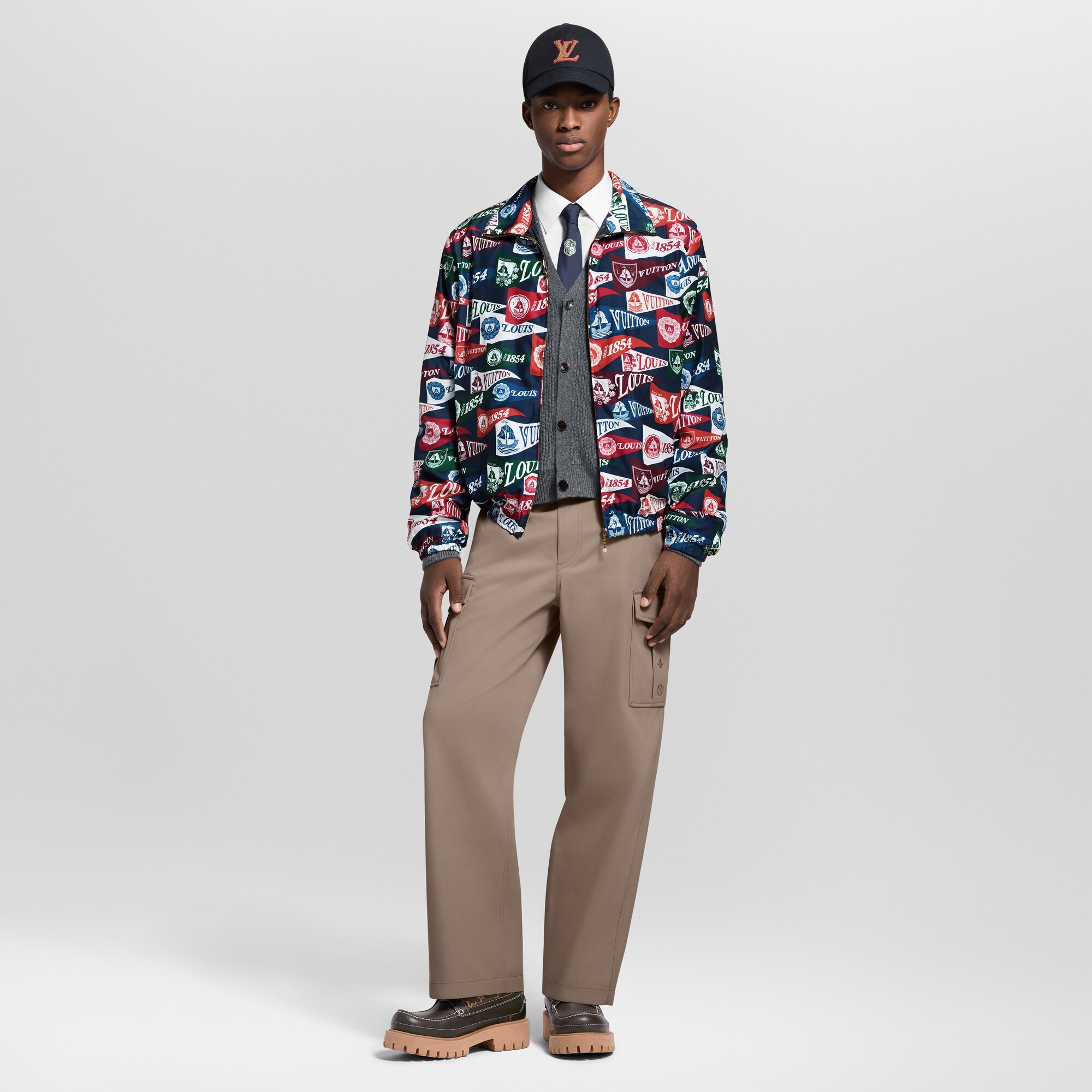 Cortavientos gráfico  Hombre Prêt-à-Porter Cazadoras y abrigos | LOUIS VUITTON (Zoom de producto)