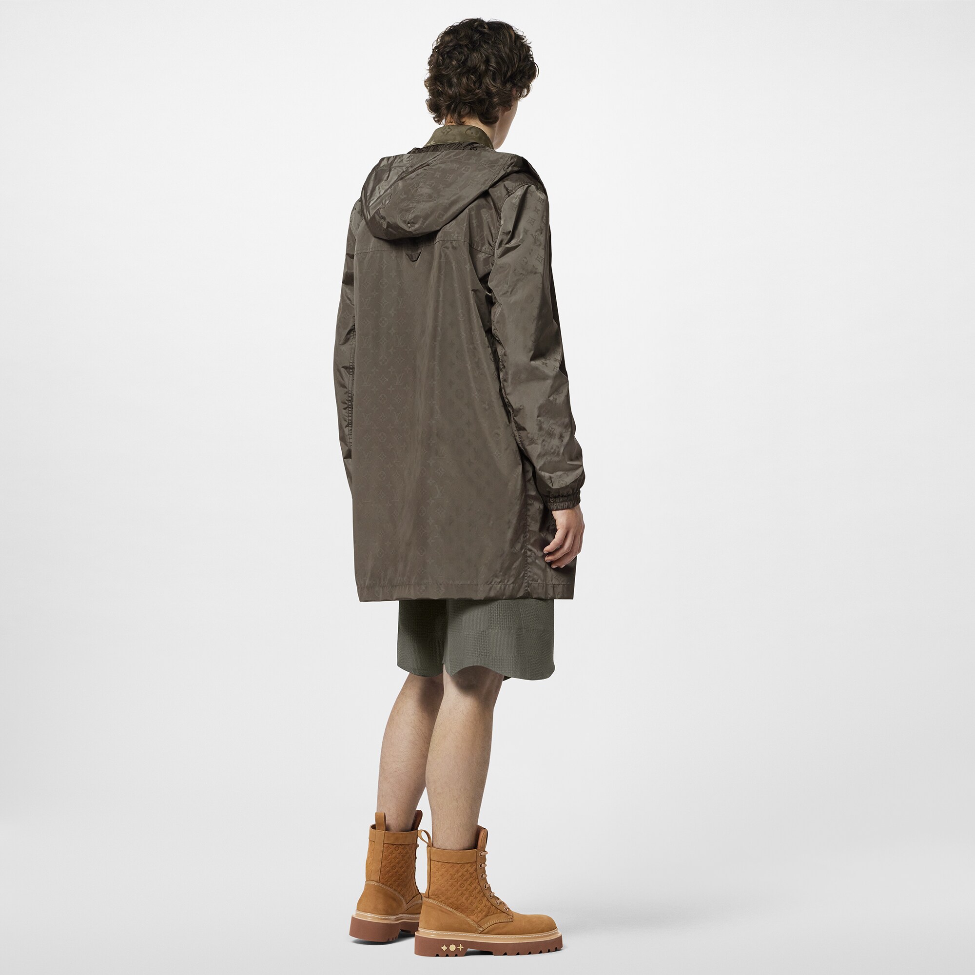 Cortavientos midi Monogram de nailon  Hombre Prêt-à-Porter Cazadoras y abrigos | LOUIS VUITTON (Zoom de producto)