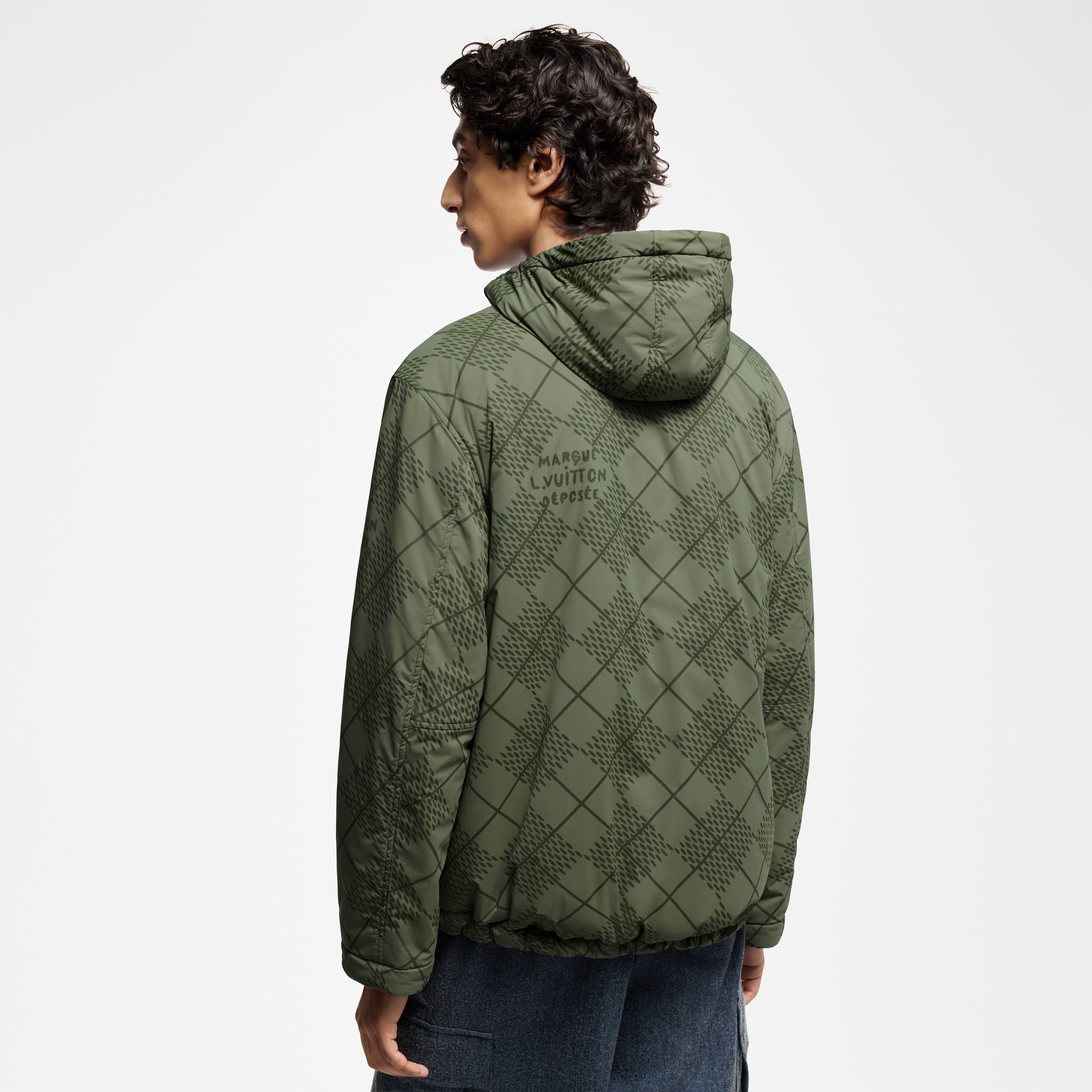 Cortavientos reversible de nailon y tejido de felpa  Hombre Prêt-à-Porter Cazadoras y abrigos | LOUIS VUITTON (Zoom de producto)
