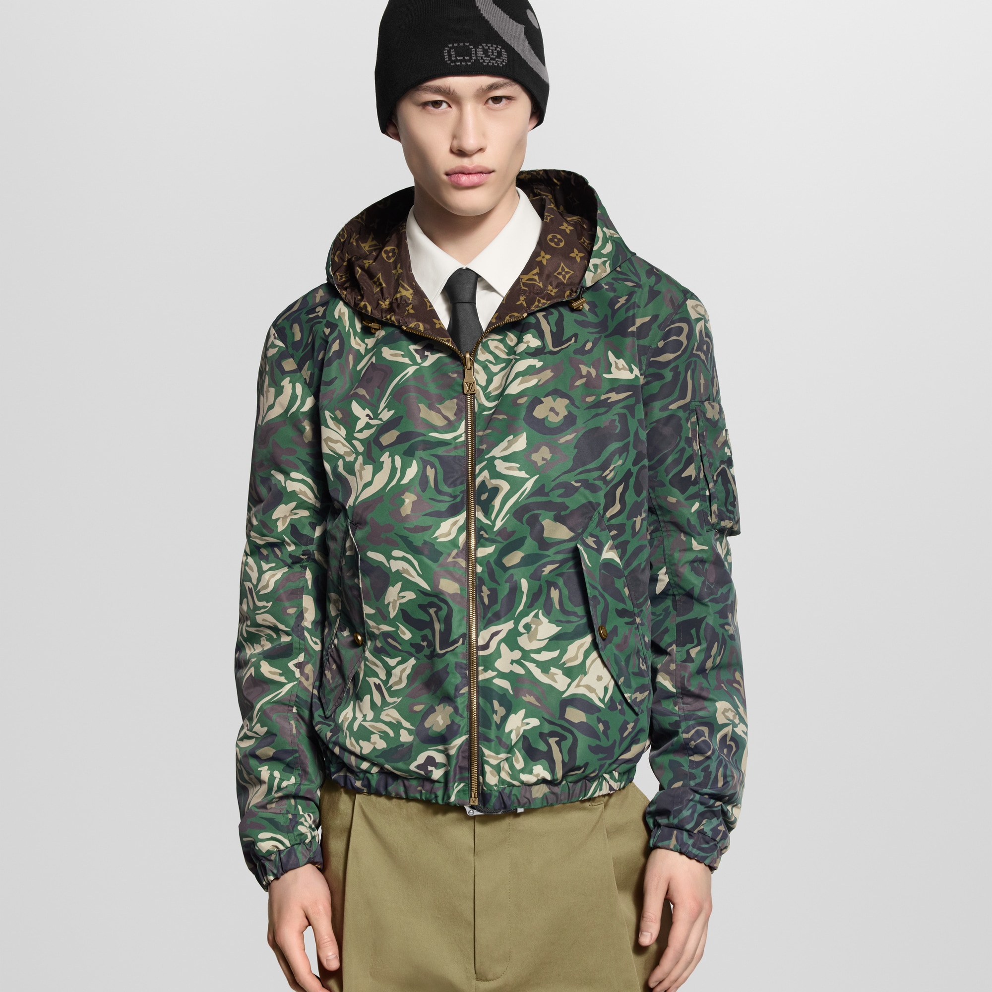 Cortavientos reversible Monogram  Hombre Prêt-à-Porter Cazadoras y abrigos | LOUIS VUITTON (Zoom de producto)