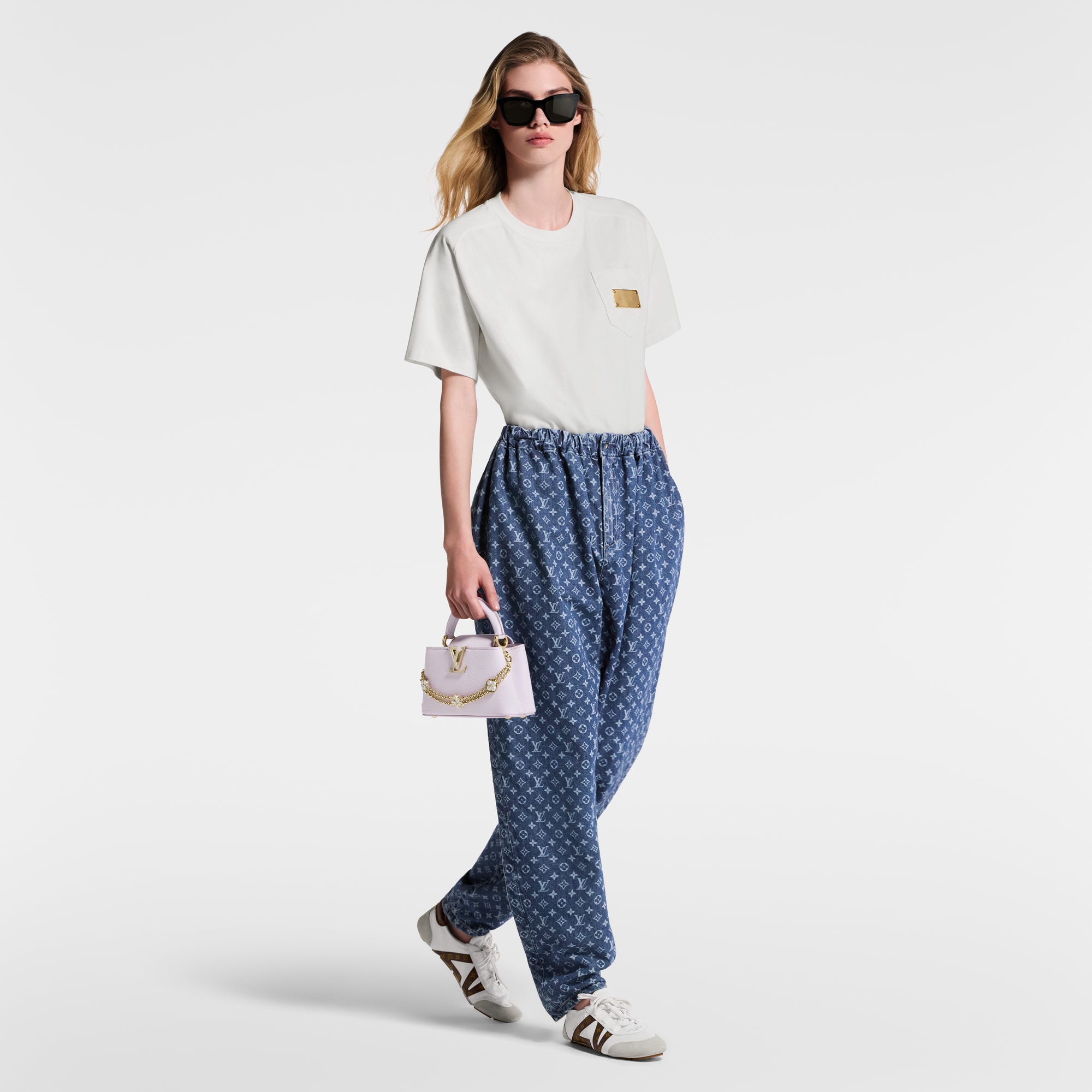 Crop top con bolsillo distintivo  Mujer Prêt-à-Porter Tops | LOUIS VUITTON (Zoom de producto)
