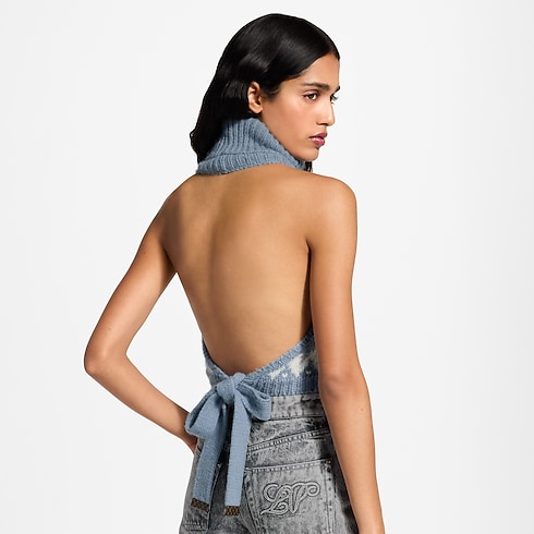 Crop top de punto Alpine Mujer Prêt-à-Porter Tops y camisas | LOUIS VUITTON (Zoom de producto)