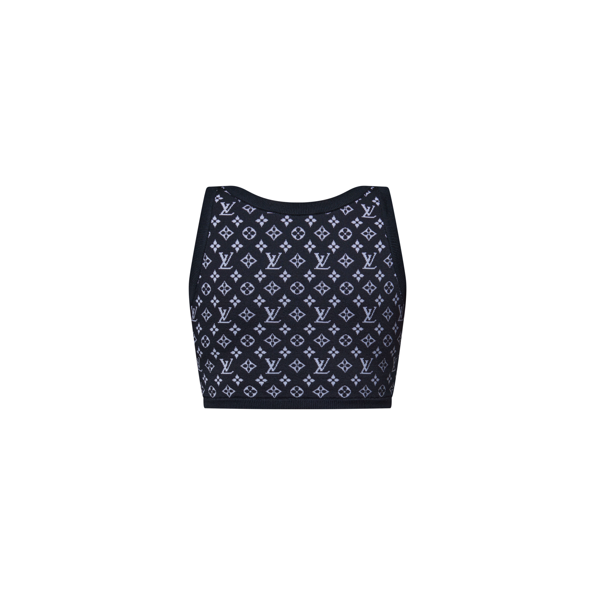 Crop top de punto Monogram  Mujer Prêt-à-Porter Tops | LOUIS VUITTON (Zoom de producto)