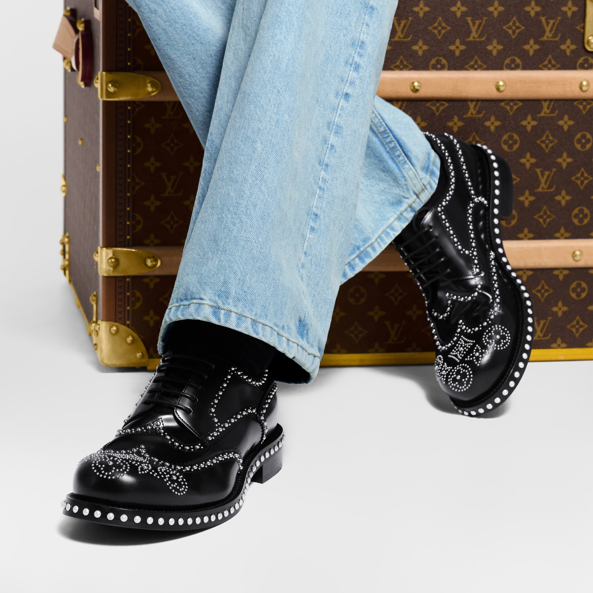 Derby LV Oxford  Hombre Zapatos Con Cordones y de Hebilla | LOUIS VUITTON (Zoom de producto)