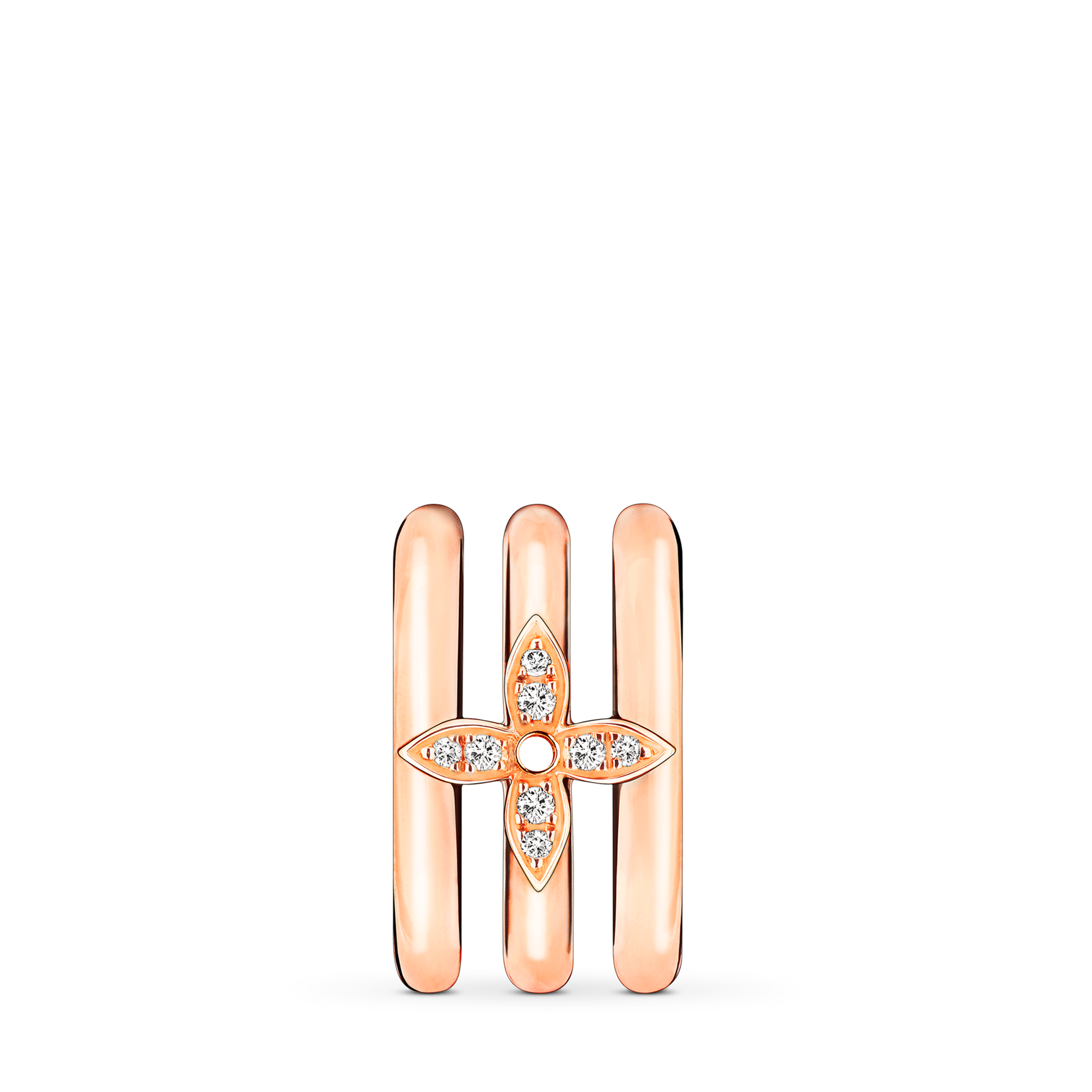 Ear cuff Idylle Blossom de oro rosa y diamantes (unidad)  Joyería Categorías Pendientes | LOUIS VUITTON (Zoom de producto)