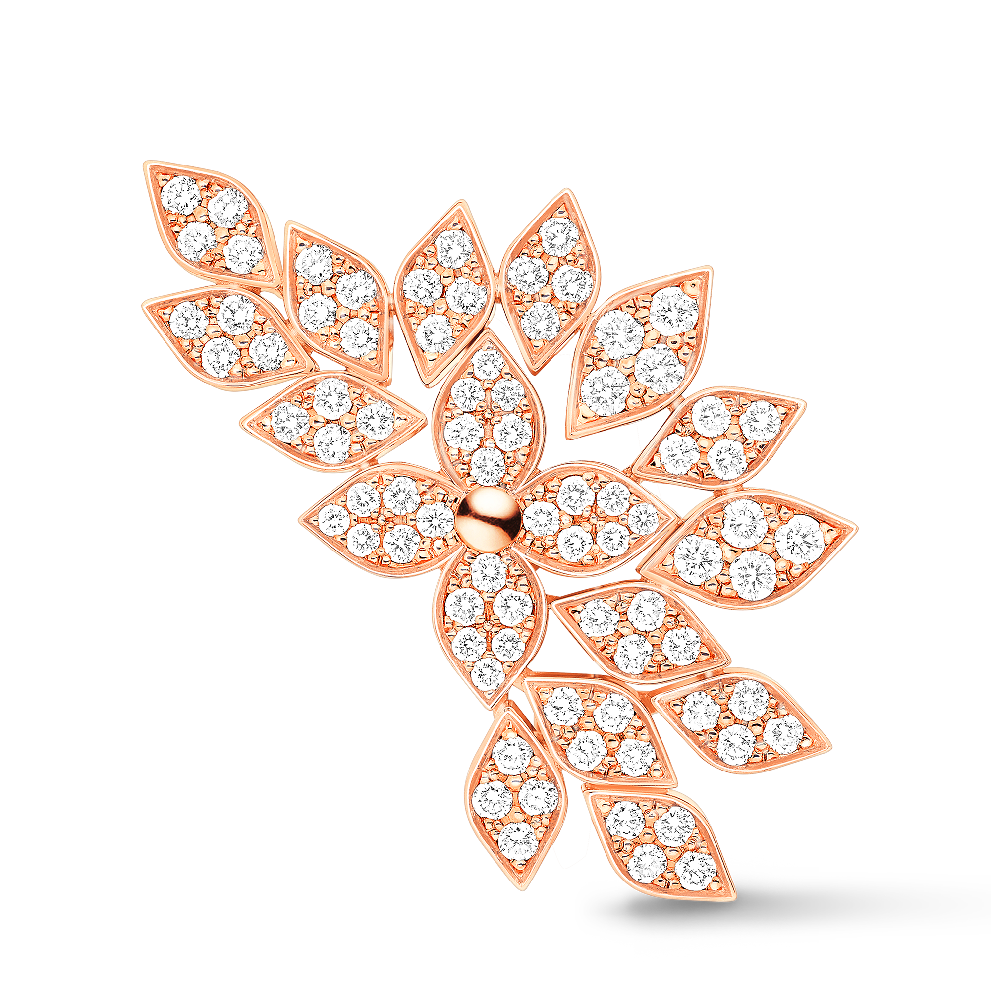 Ear Cuff Idylle Blossom de oro rosa y diamantes (unidad)  Joyería Categorías Pendientes | LOUIS VUITTON (Zoom de producto)