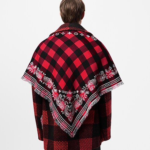 Estola Damier Buffalo S00 Hombre Accesorios Bufandas | LOUIS VUITTON (Zoom de producto)