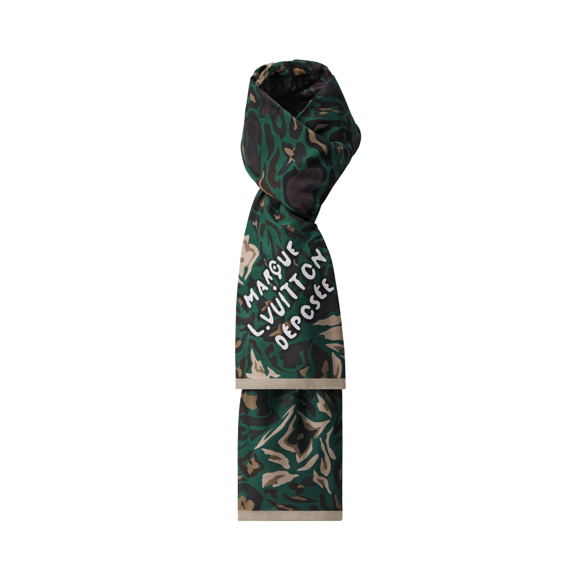 Estola LV Camo S00 Hombre Accesorios Bufandas | LOUIS VUITTON (Zoom de producto)