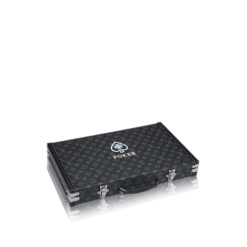 Estuche con juego de póker Lona Monogram Eclipse Hombre Viaje Rígidos | LOUIS VUITTON (Zoom de producto)