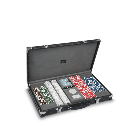 Estuche con juego de póker Lona Monogram Eclipse Hombre Viaje Rígidos | LOUIS VUITTON (Zoom de producto)