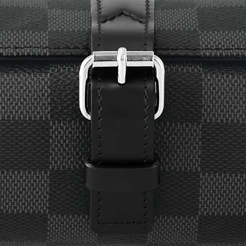 Estuche para 3 relojes Toile Damier Graphite Hombre Viaje Todo el equipaje y accesorios | LOUIS VUITTON (Zoom de producto)