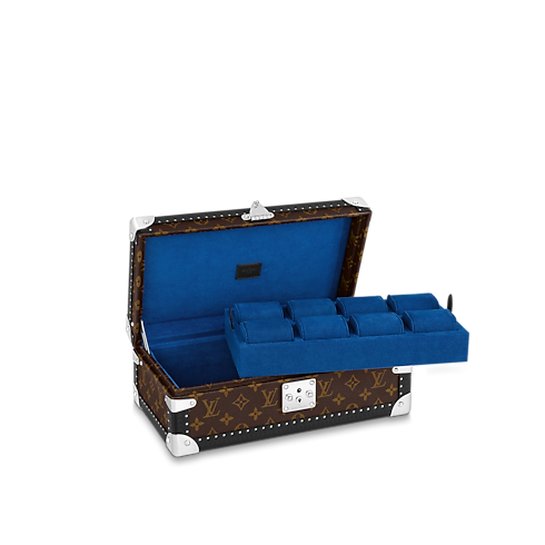 Estuche para 8 relojes Lona Monogram Macassar Les Extraordinaires Baúles Cofres | LOUIS VUITTON (Zoom de producto)