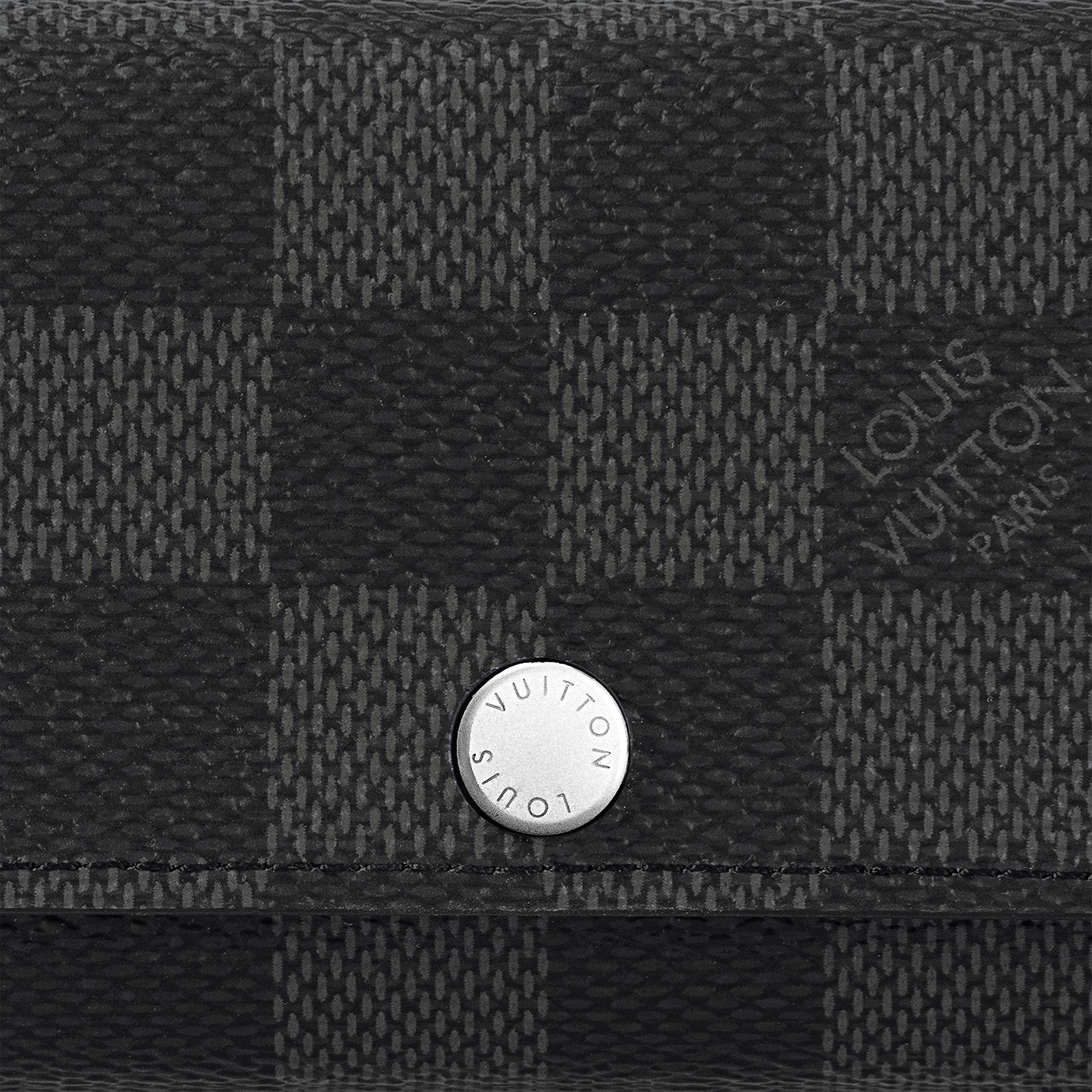 Estuche portallaves 6 Lona Damier Graphite Bolsos y pequeña marroquinería Personalización de artículos de cuero } | LOUIS VUITTON (Zoom de producto)