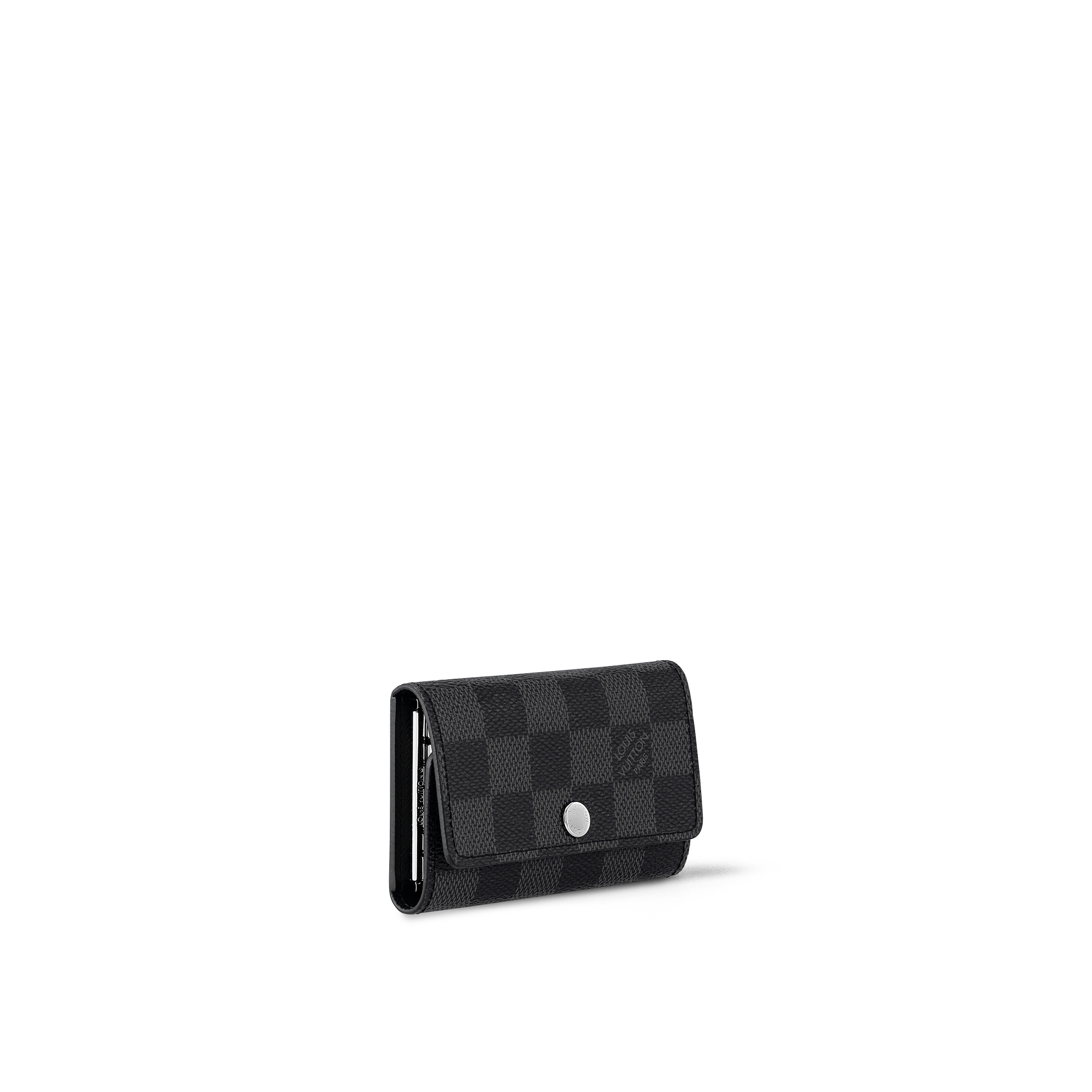 Estuche portallaves 6 Lona Damier Graphite Bolsos y pequeña marroquinería Personalización de artículos de cuero } | LOUIS VUITTON (Zoom de producto)
