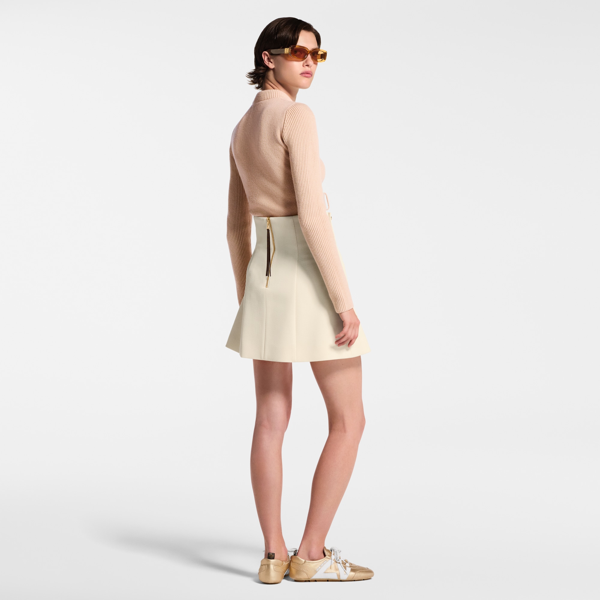 Falda con botones repujados  Mujer Prêt-à-Porter Faldas y pantalones cortos | LOUIS VUITTON (Zoom de producto)