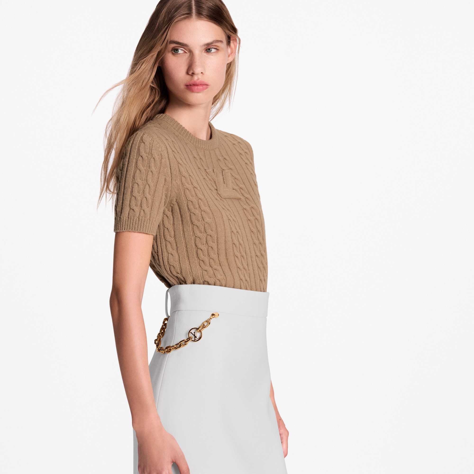 Falda LV Chain  Mujer Prêt-à-Porter Faldas y pantalones cortos | LOUIS VUITTON (Zoom de producto)