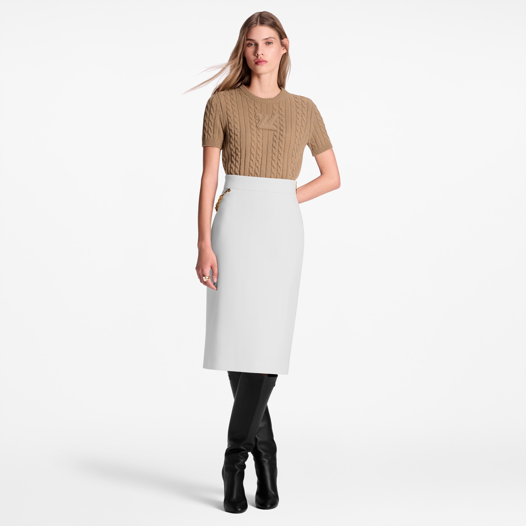 Falda LV Chain  Mujer Prêt-à-Porter Faldas y pantalones cortos | LOUIS VUITTON (Zoom de producto)