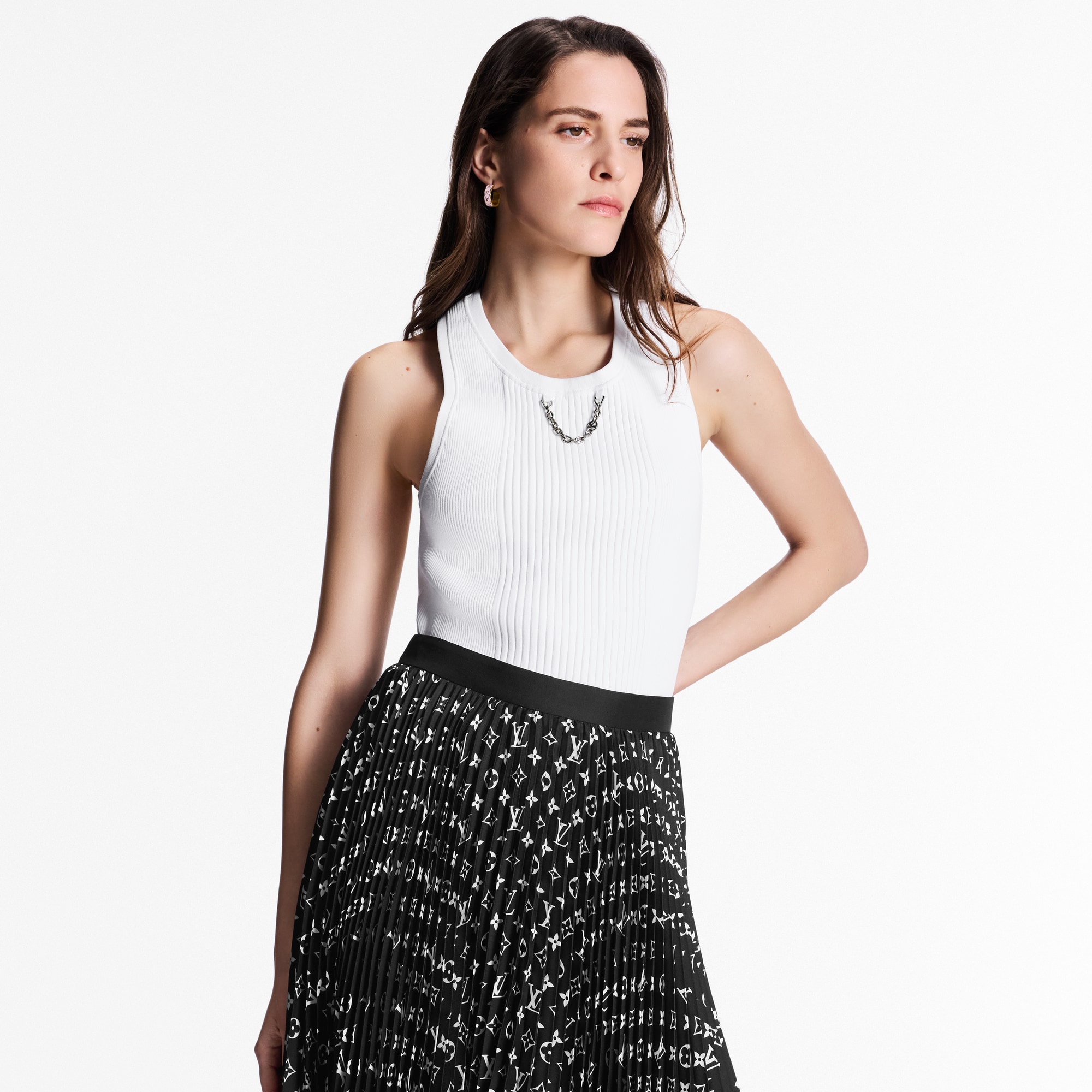 Falda plisada Monogram  Mujer Prêt-à-Porter Faldas y pantalones cortos | LOUIS VUITTON (Zoom de producto)