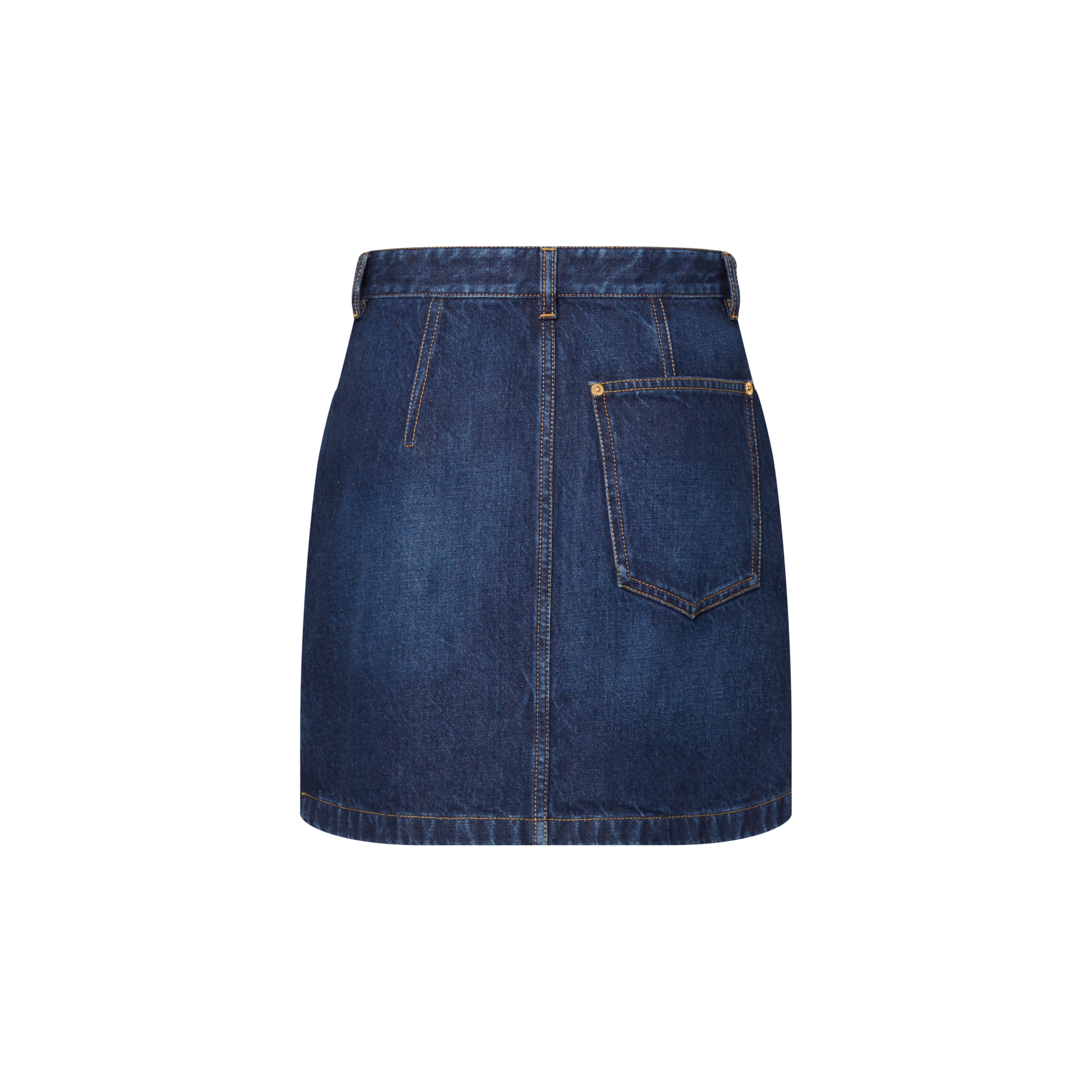 Falda vaquera en tejido denim lavado  Mujer Prêt-à-Porter Faldas y pantalones cortos | LOUIS VUITTON (Zoom de producto)