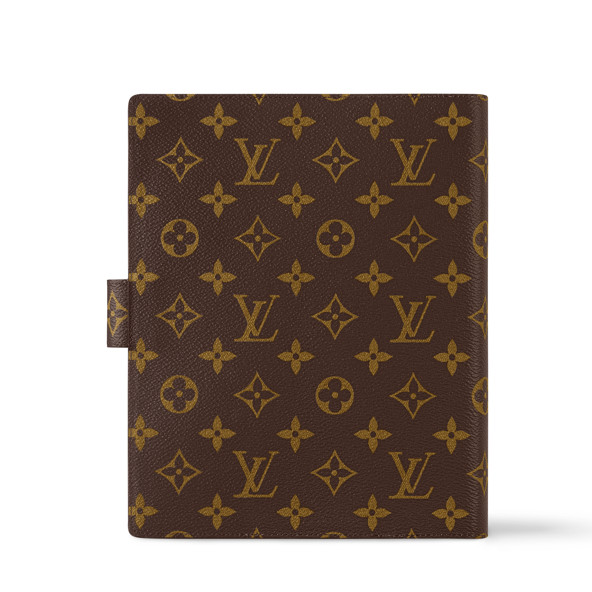 Funda de agenda de anillas grande Lona Monogram Bolsos y pequeña marroquinería Personalización de artículos de cuero } | LOUIS VUITTON (Zoom de producto)