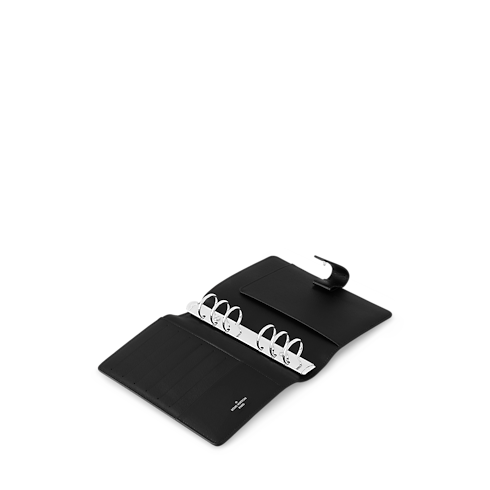 Funda de agenda de anillas mediana Piel Epi Bolsos y pequeña marroquinería Personalización de artículos de cuero } | LOUIS VUITTON (Zoom de producto)