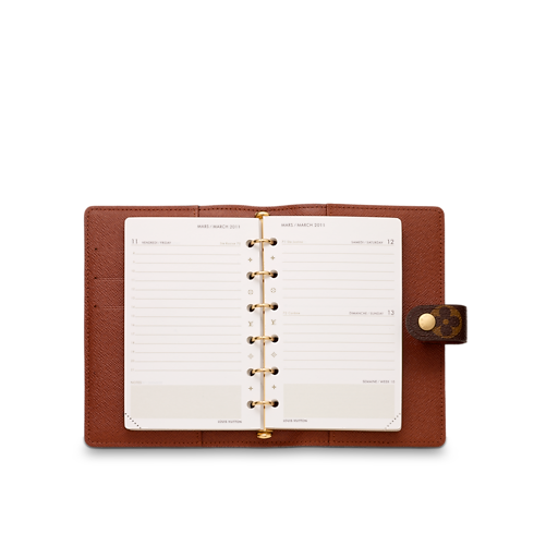 Funda de agenda de anillas pequeña Lona Monogram Baúles, Viaje y Hogar Libros Artículos de papelería | LOUIS VUITTON (Zoom de producto)
