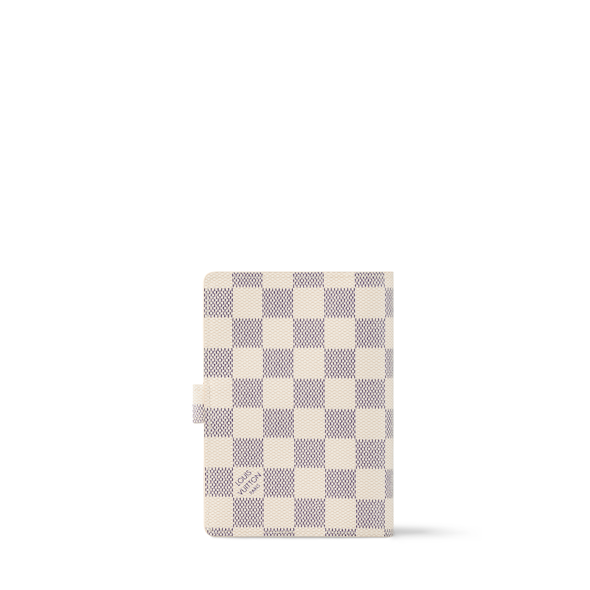 Funda de agenda de anillas pequeña Lona Damier Azur Bolsos y pequeña marroquinería Personalización de artículos de cuero } | LOUIS VUITTON (Zoom de producto)