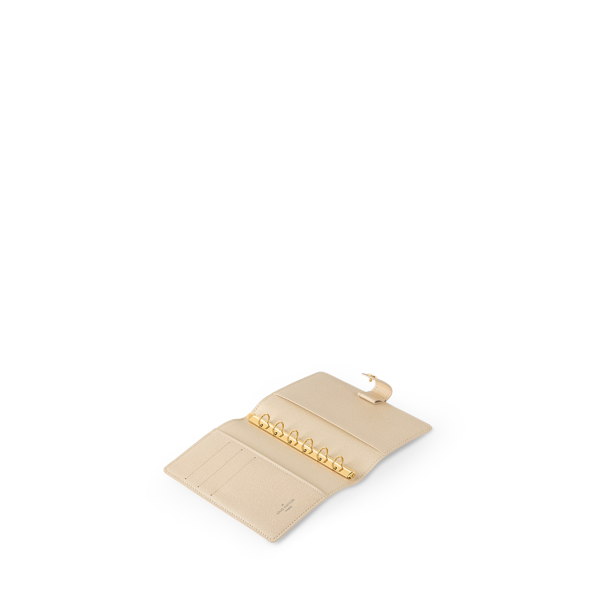 Funda de agenda de anillas pequeña Lona Damier Azur Bolsos y pequeña marroquinería Personalización de artículos de cuero } | LOUIS VUITTON (Zoom de producto)