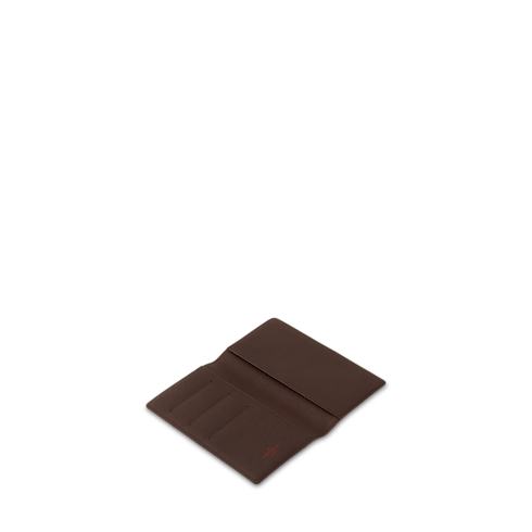 Funda de agenda de bolsillo Lona Damier Ebène Bolsos y pequeña marroquinería Personalización de artículos de cuero } | LOUIS VUITTON (Zoom de producto)