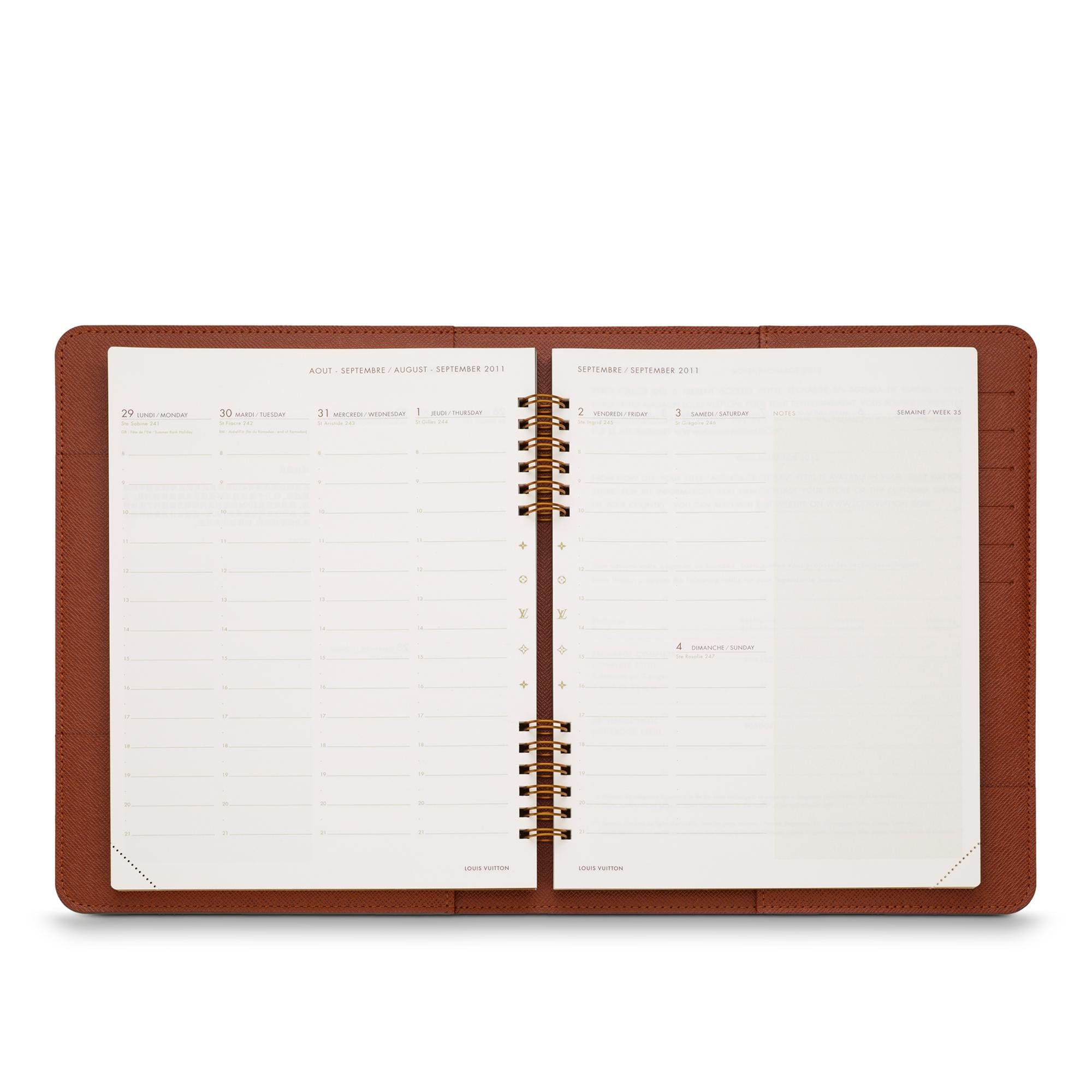 Funda de agenda de escritorio Lona Monogram Regalos Regalos para bebés } | LOUIS VUITTON (Zoom de producto)