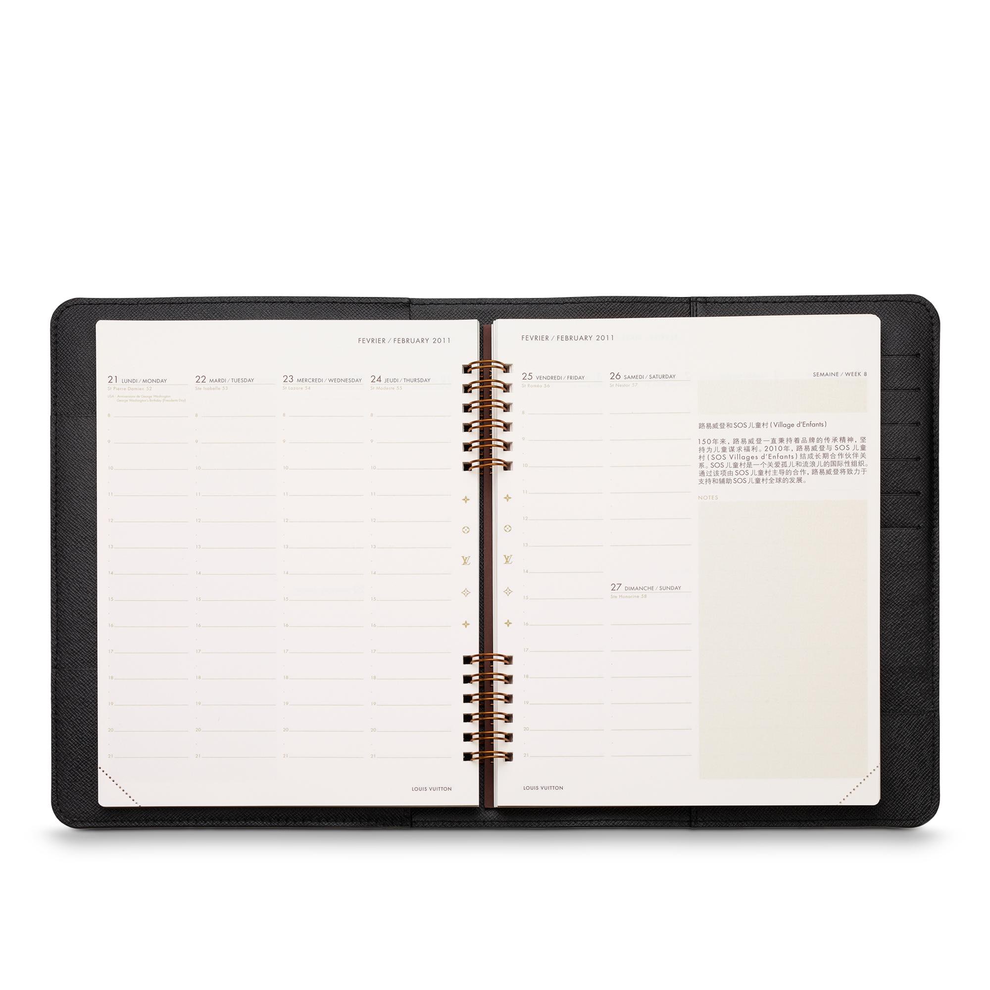 Funda de agenda de escritorio Piel Taïga Baúles, Viaje y Hogar Libros Artículos de papelería | LOUIS VUITTON (Zoom de producto)