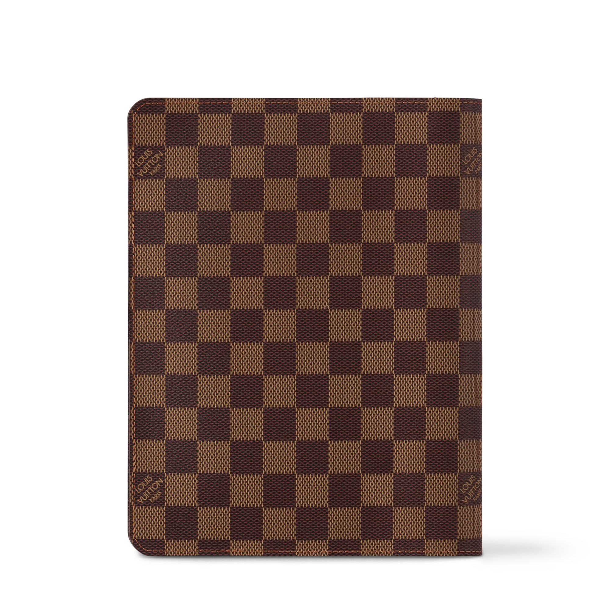 Funda de agenda de escritorio Lona Damier Ebène Baúles, Viaje y Hogar Libros Artículos de papelería | LOUIS VUITTON (Zoom de producto)