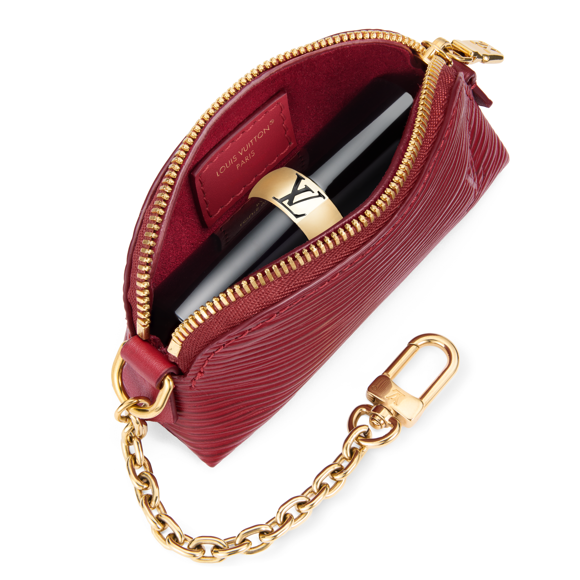 Funda para labial Piel Epi Mujer Carteras y pequeña marroquinería Todas las carteras y pequeña marroquinería | LOUIS VUITTON (Zoom de producto)