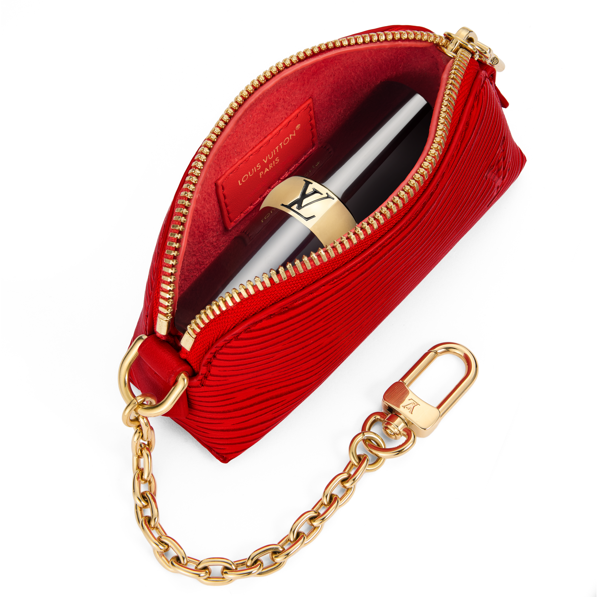Funda para labial Piel Epi Mujer Carteras y pequeña marroquinería Todas las carteras y pequeña marroquinería | LOUIS VUITTON (Zoom de producto)