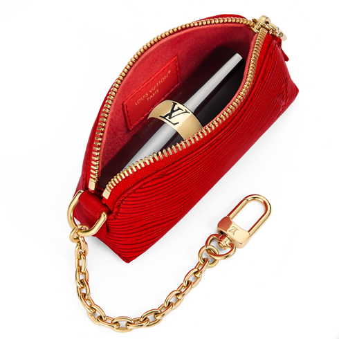 Funda para labial Piel Epi Mujer Carteras y pequeña marroquinería Todas las carteras y pequeña marroquinería | LOUIS VUITTON (Zoom de producto)