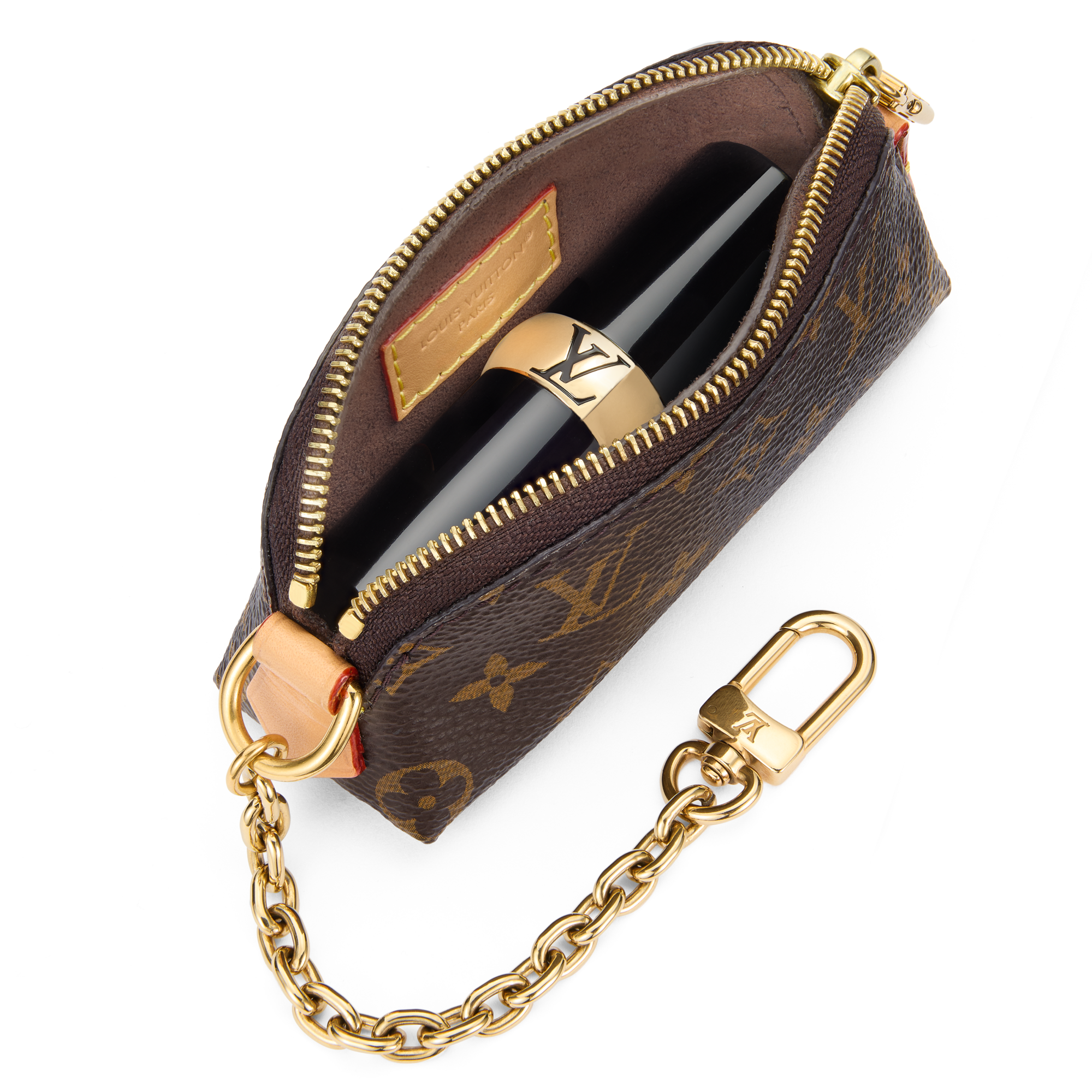 Funda para labial Lona Monogram Mujer Carteras y pequeña marroquinería Todas las carteras y pequeña marroquinería | LOUIS VUITTON (Zoom de producto)