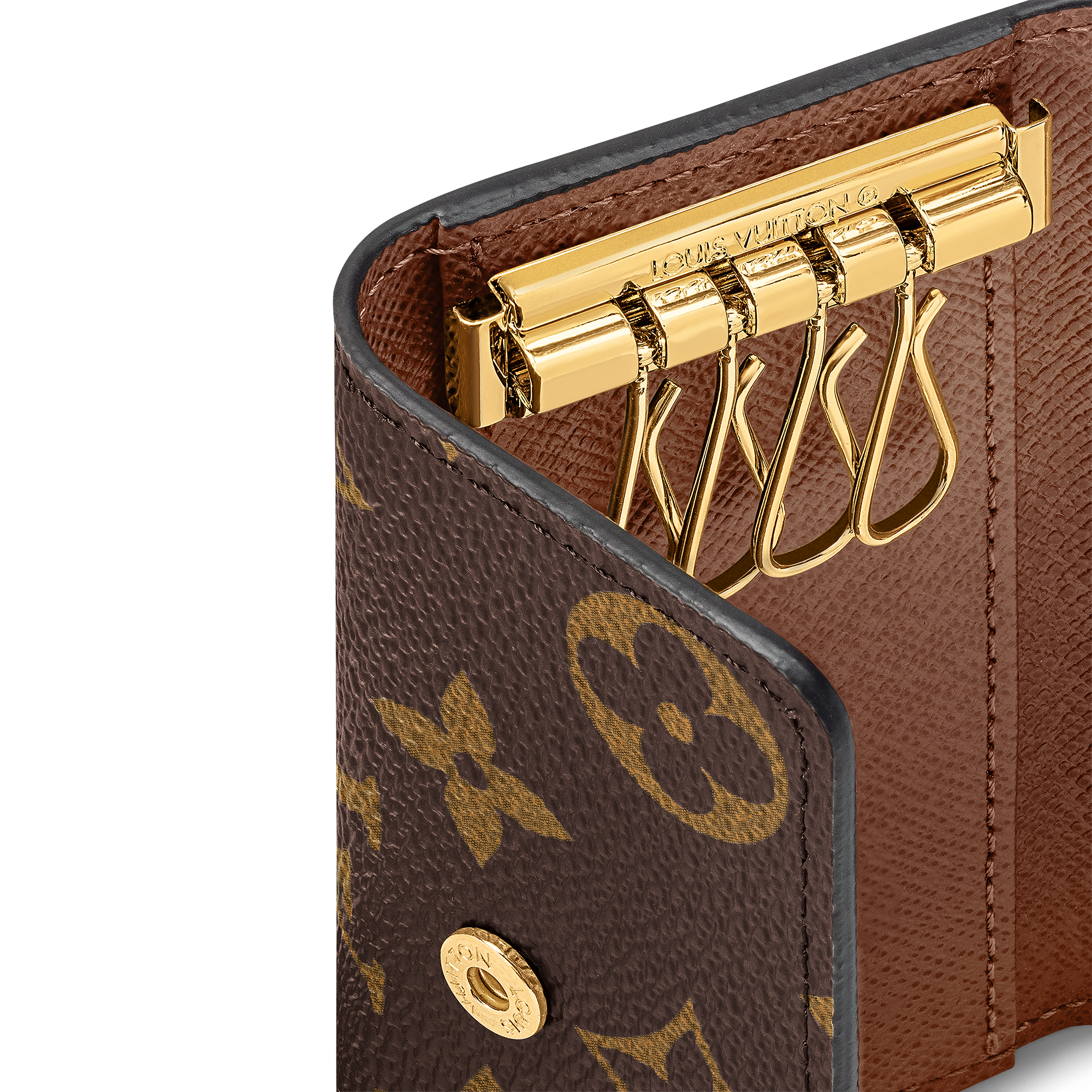 Funda para llaves con cuatro enganches Lona Monogram Mujer Carteras y pequeña marroquinería Todas las carteras y pequeña marroquinería | LOUIS VUITTON (Zoom de producto)