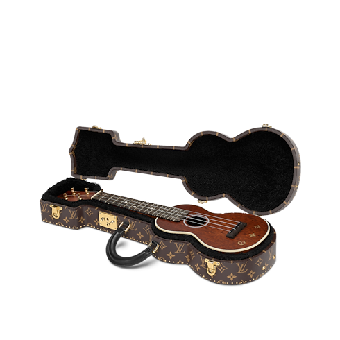 Funda para ukelele + instrumento Lona Monogram Baúles, Viaje y Hogar Baúles y Cofres Cofres | LOUIS VUITTON (Zoom de producto)