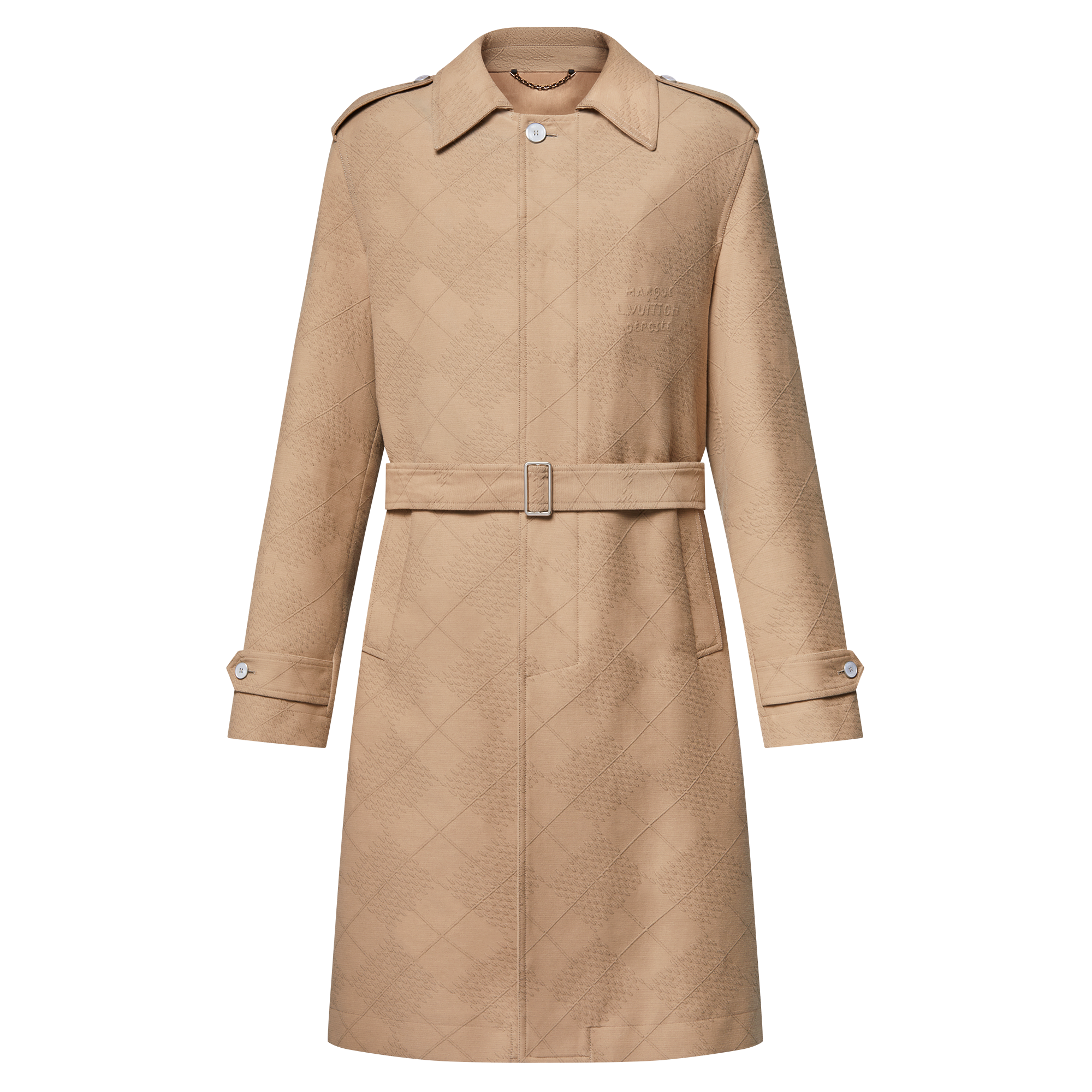Gabardina en mezcla de algodón y seda  Hombre Prêt-à-Porter Cazadoras y abrigos | LOUIS VUITTON (Zoom de producto)