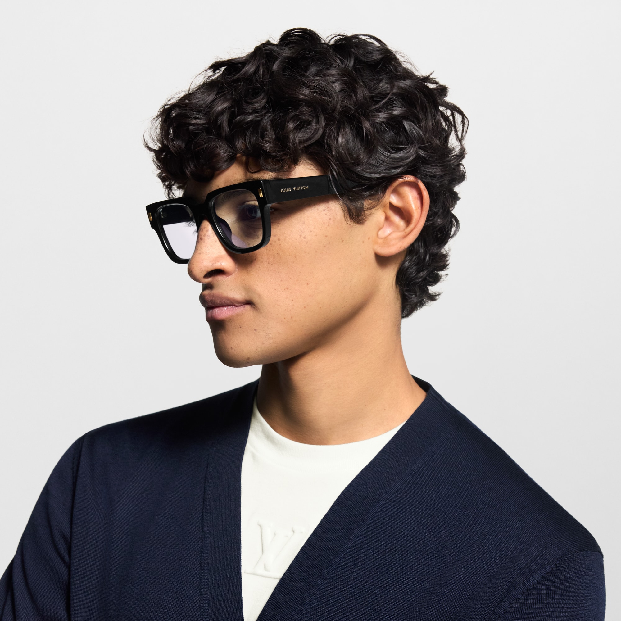 Gafas con filtro de luz azul LV Escape Square S00 Hombre Accesorios Gafas de sol | LOUIS VUITTON (Zoom de producto)