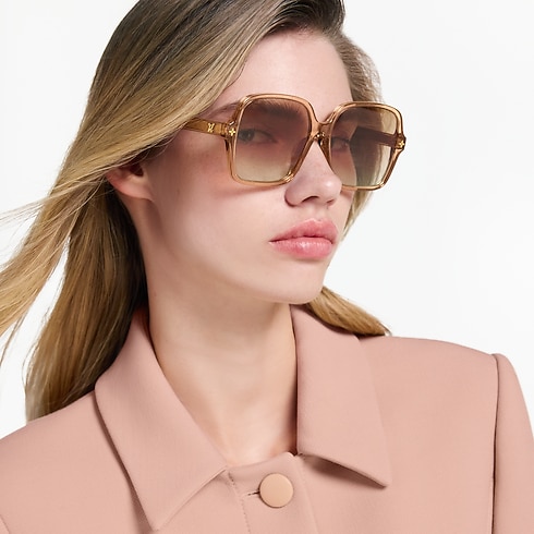 Gafas de sol LV Aura Square S00 Mujer Accesorios Gafas de sol | LOUIS VUITTON (Zoom de producto)