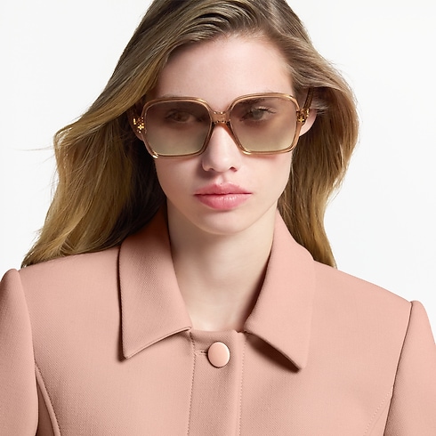 Gafas de sol LV Aura Square S00 Mujer Accesorios Gafas de sol | LOUIS VUITTON (Zoom de producto)