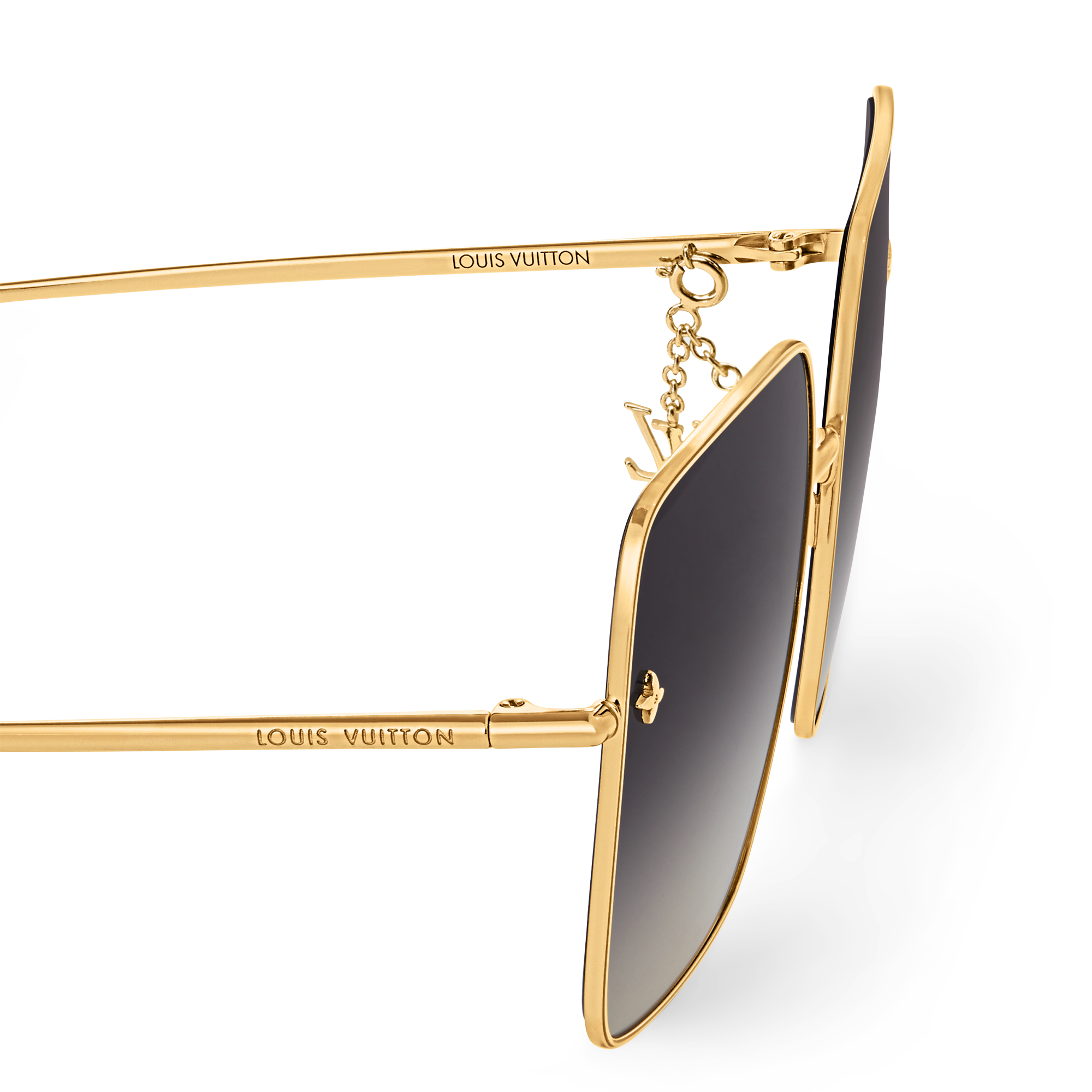 Gafas de sol LV Charm Square S00 Mujer Inspiración para regalos Esenciales para la playa | LOUIS VUITTON (Zoom de producto)