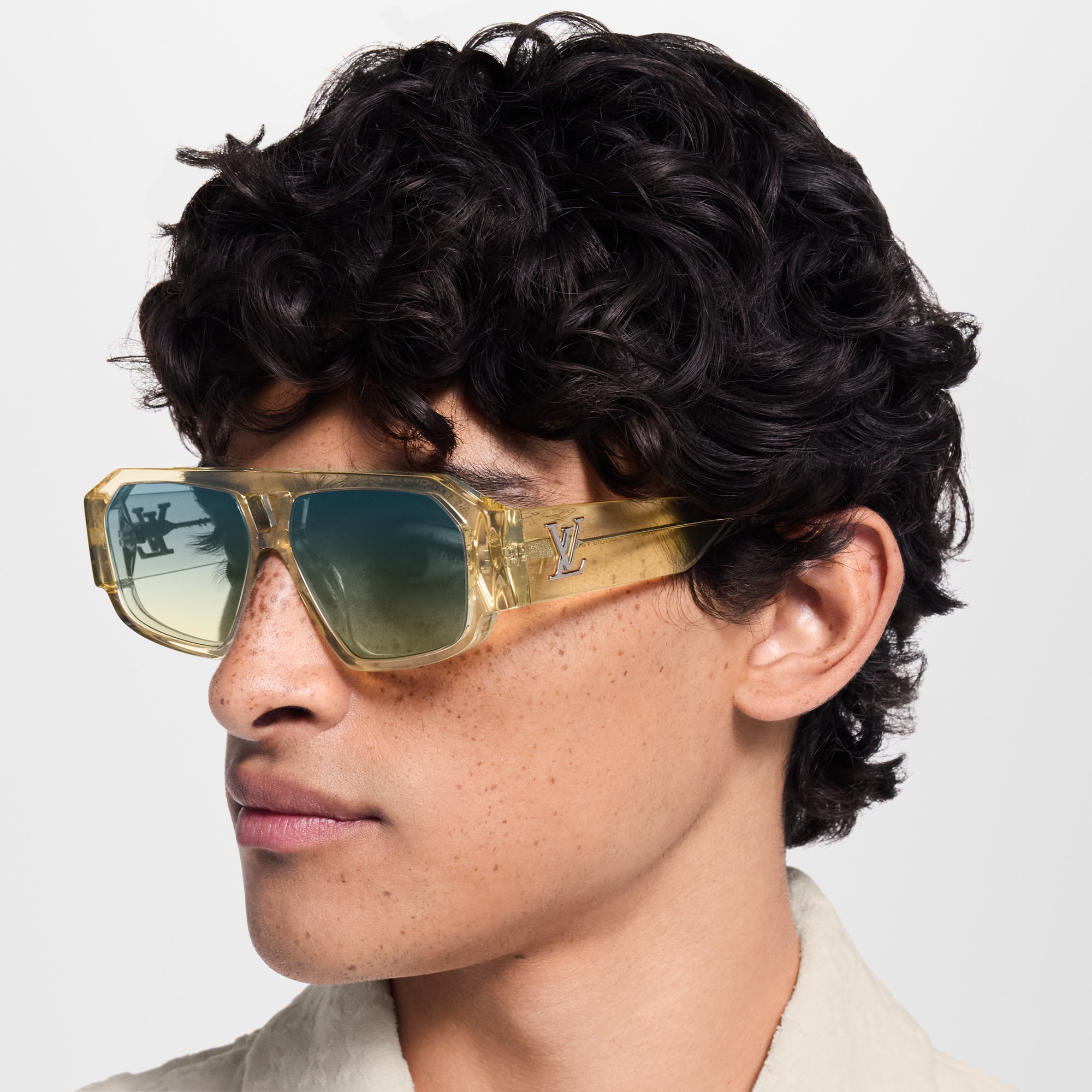Gafas de sol LV Clash Pilot Square S00 Hombre Accesorios Gafas de sol | LOUIS VUITTON (Zoom de producto)