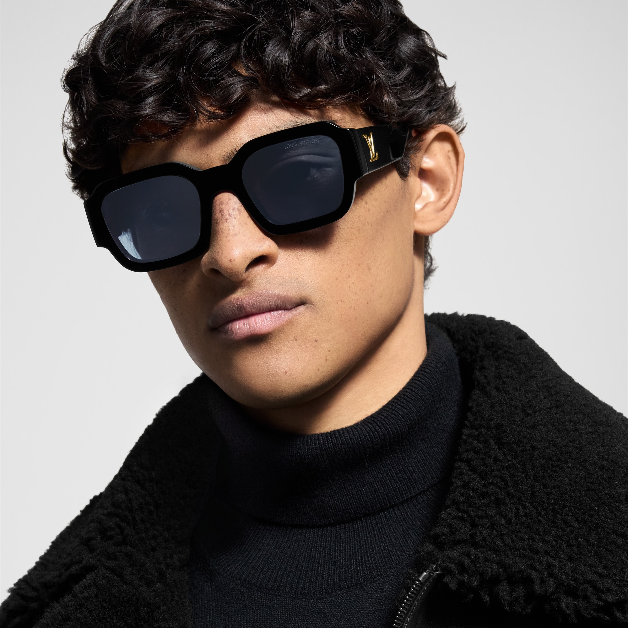 Gafas de sol LV Clash Round Square S00 Hombre Accesorios Gafas de sol | LOUIS VUITTON (Zoom de producto)